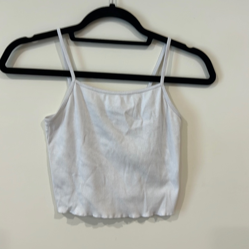 White Crop Top